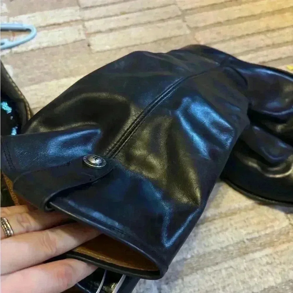 FRYE MELISSA‎ BUTTON INSIDE ZIP